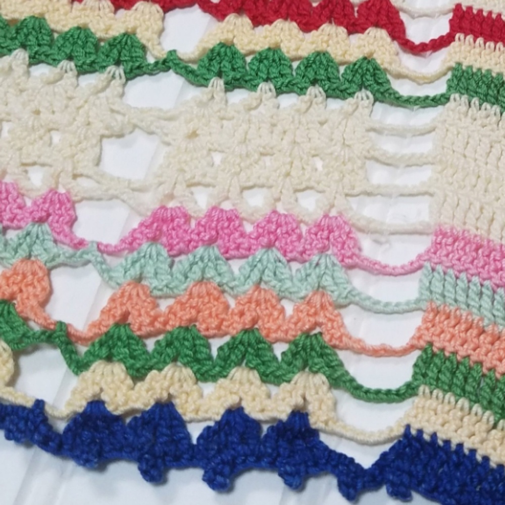 Vintage crocheted apron - Picture 8 of 8